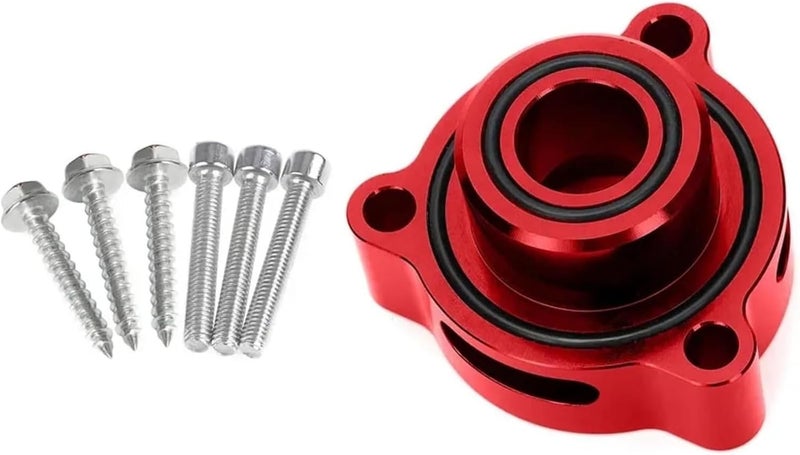 RselectMet Automotive Turbo Vacuum Adapter Compatilbe With 2.7 2019-2023 Turbo Chevy Silverado CT4 Sierra (Red) - Image 1
